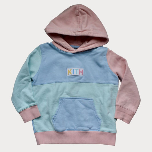 Kith Color Block Toddler Hoodie Size 3T